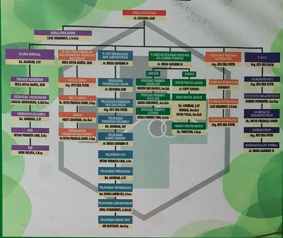 Struktur Organisasi Puskesmas Kuamang Kuning X